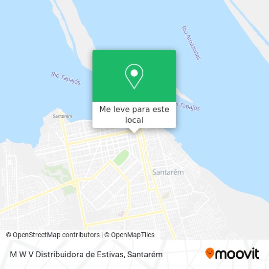M W V Distribuidora de Estivas mapa