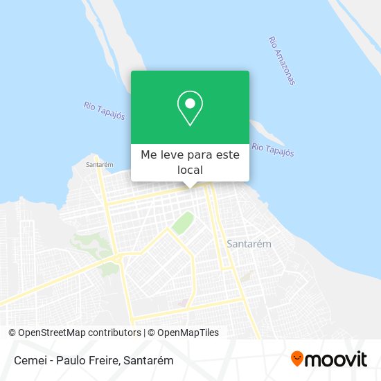 Cemei - Paulo Freire mapa