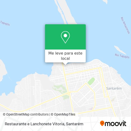 Restaurante e Lanchonete Vitoria mapa