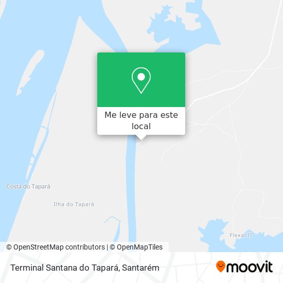 Terminal Santana do Tapará mapa
