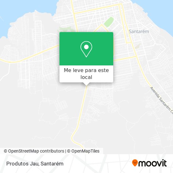 Produtos Jau mapa