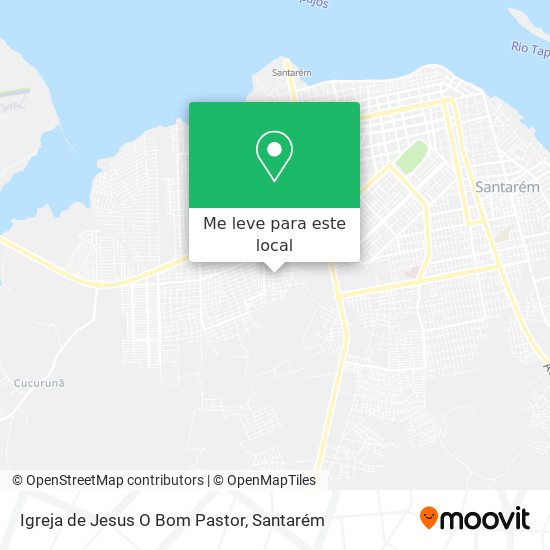 Igreja de Jesus O Bom Pastor mapa