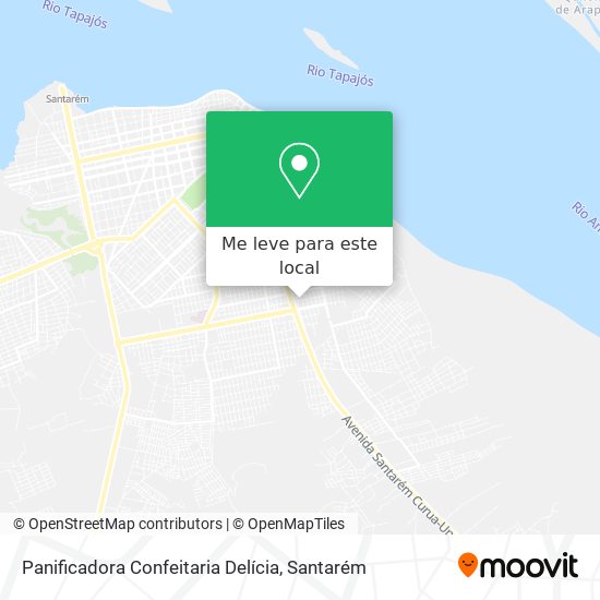 Panificadora Confeitaria Delícia mapa