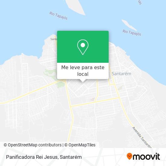 Panificadora Rei Jesus mapa