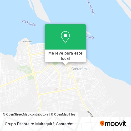 Grupo Escoteiro Muiraquitã mapa