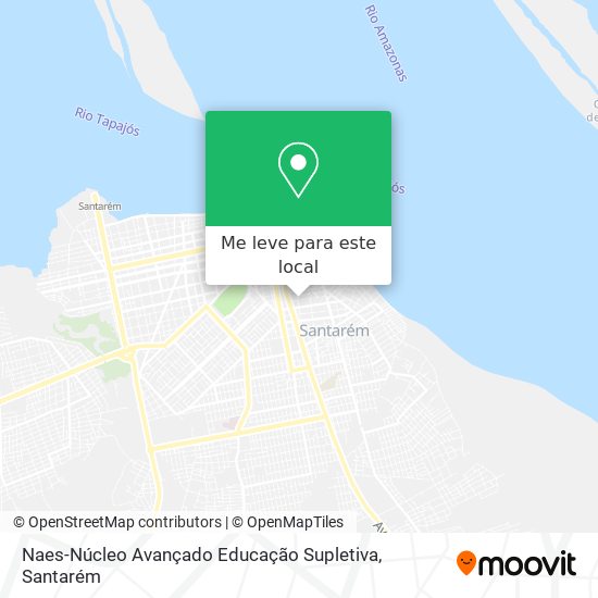 Naes-Núcleo Avançado Educação Supletiva mapa