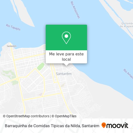 Barraquinha de Comidas Típicas da Nilda mapa