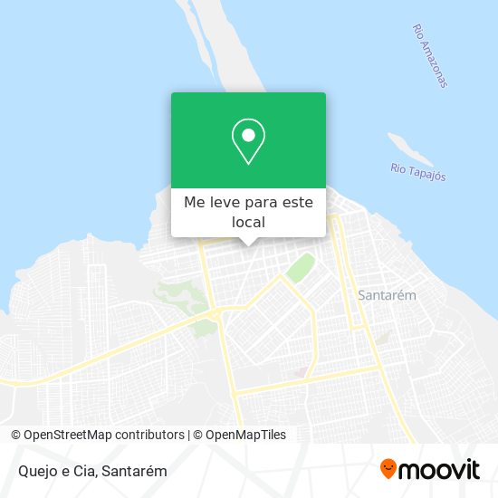 Quejo e Cia mapa