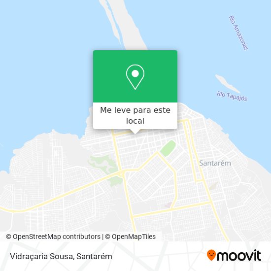 Vidraçaria Sousa mapa