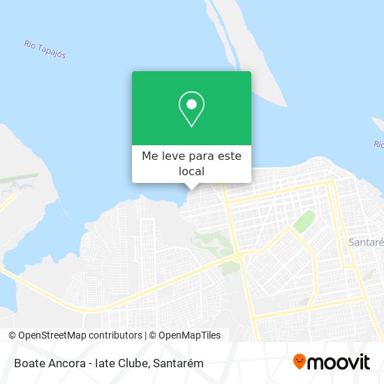 Boate Ancora - Iate Clube mapa