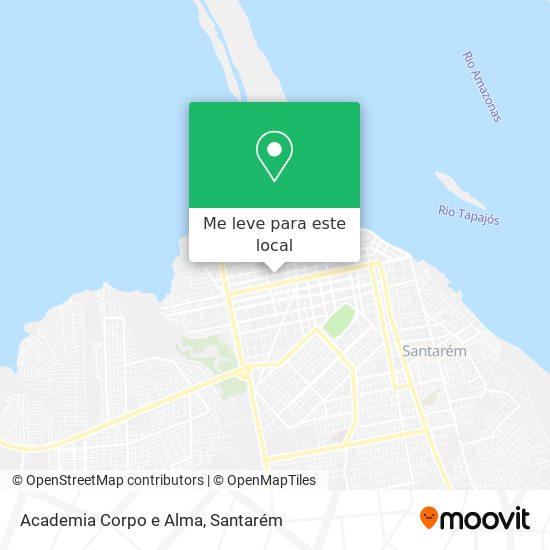 Academia Corpo e Alma mapa