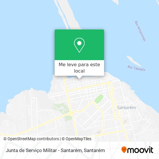 Junta de Serviço Militar - Santarém mapa