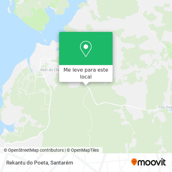 Rekantu do Poeta mapa