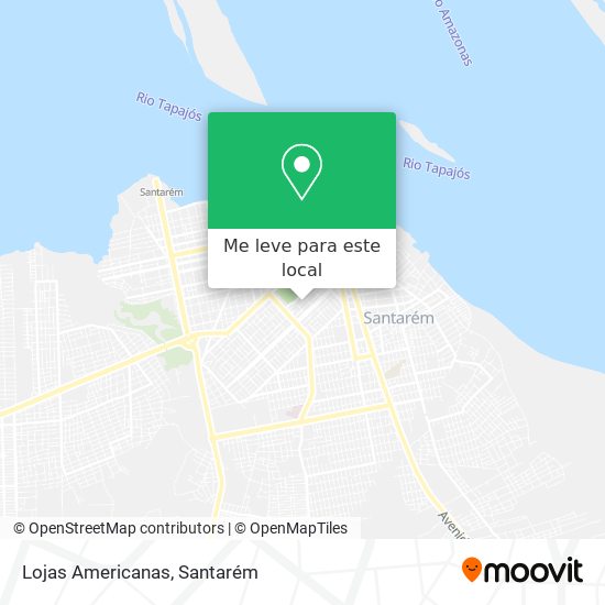 Lojas Americanas mapa
