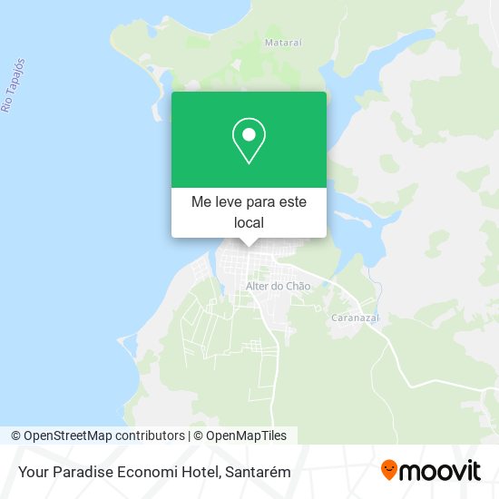 Your Paradise Economi Hotel mapa