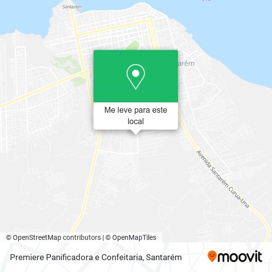 Premiere Panificadora e Confeitaria mapa
