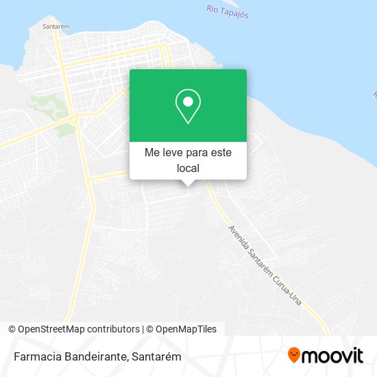 Farmacia Bandeirante mapa