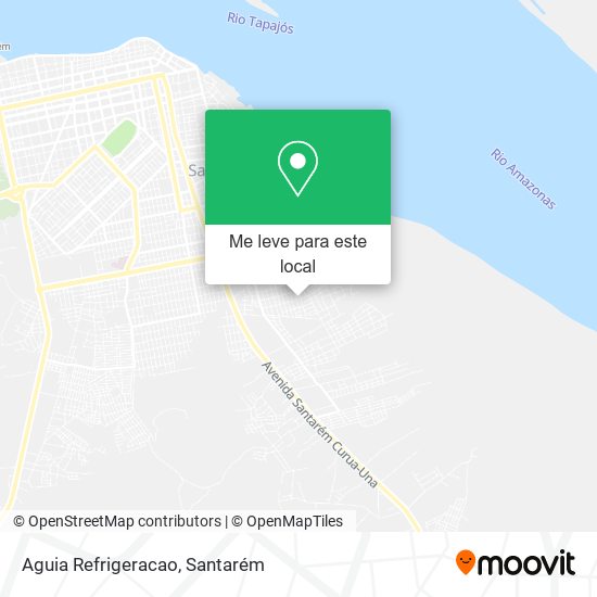 Aguia Refrigeracao mapa