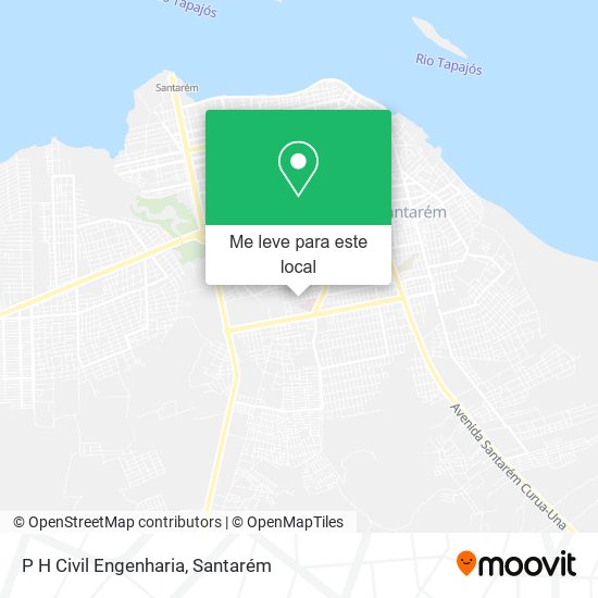 P H Civil Engenharia mapa