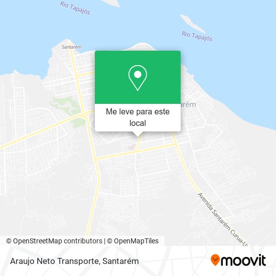 Araujo Neto Transporte mapa