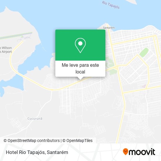 Hotel Rio Tapajós mapa