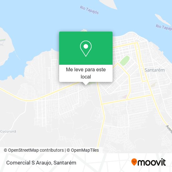 Comercial S Araujo mapa