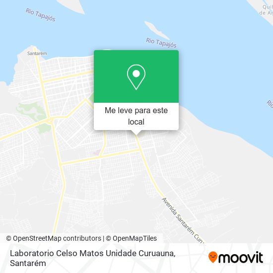 Laboratorio Celso Matos Unidade Curuauna mapa