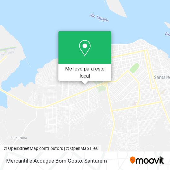 Mercantil e Acougue Bom Gosto mapa