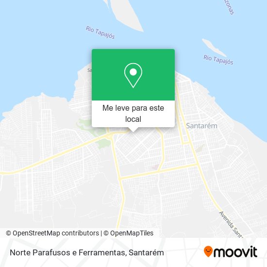 Norte Parafusos e Ferramentas mapa