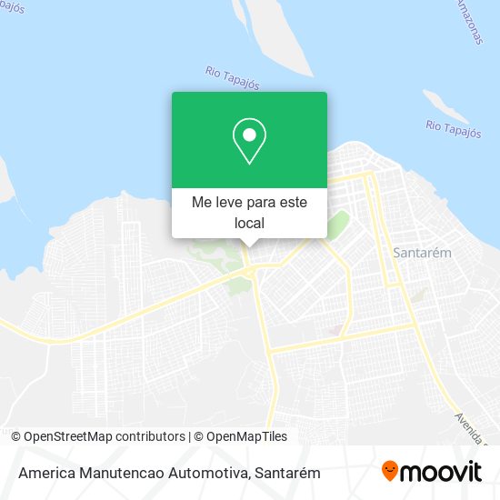 America Manutencao Automotiva mapa