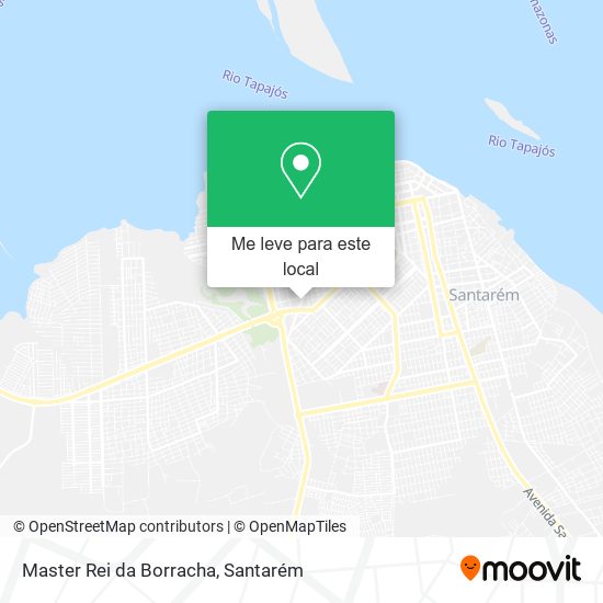 Master Rei da Borracha mapa