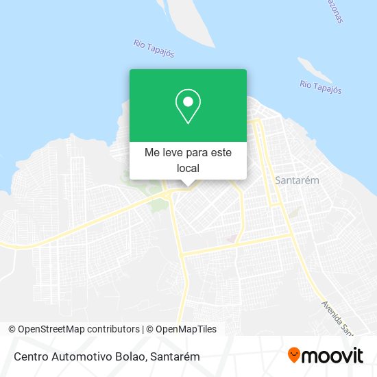 Centro Automotivo Bolao mapa