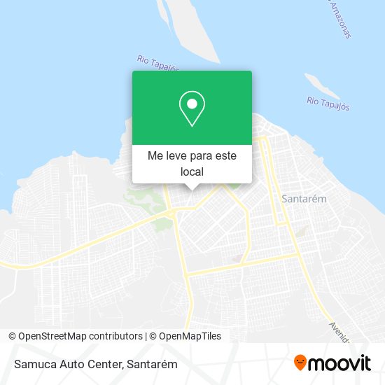 Samuca Auto Center mapa