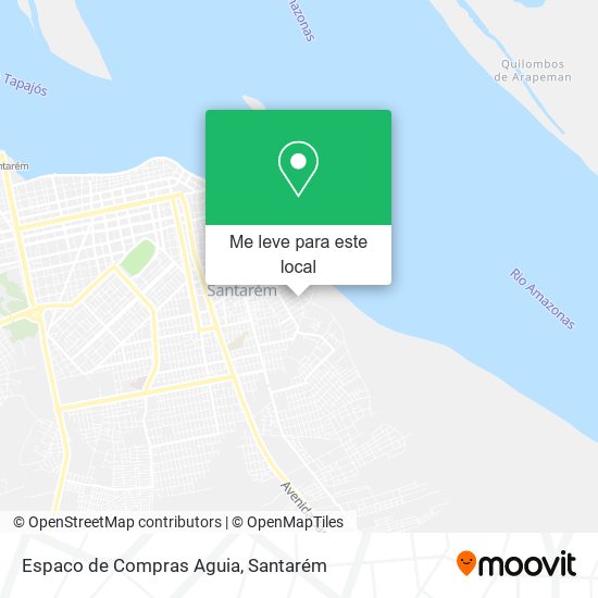 Espaco de Compras Aguia mapa