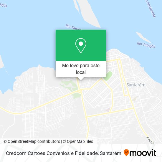 Credcom Cartoes Convenios e Fidelidade mapa