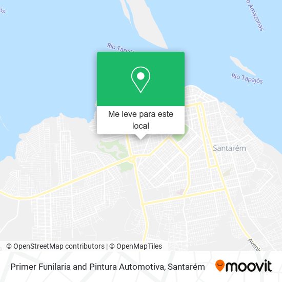 Primer Funilaria and Pintura Automotiva mapa