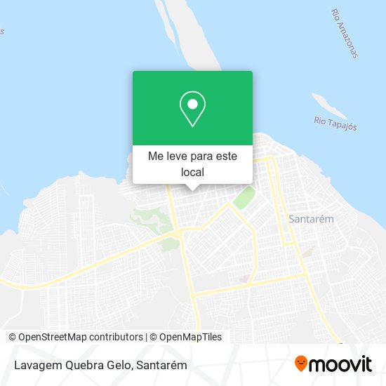 Lavagem Quebra Gelo mapa