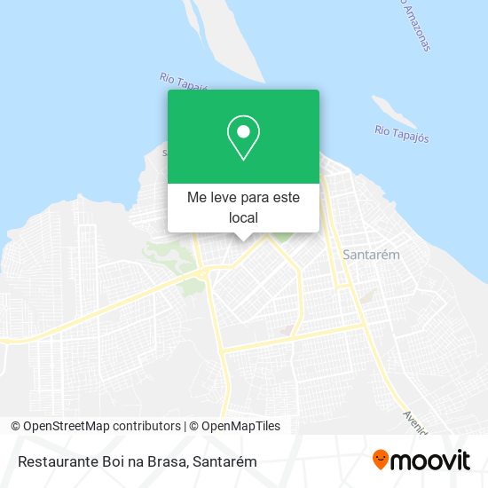 Restaurante Boi na Brasa mapa