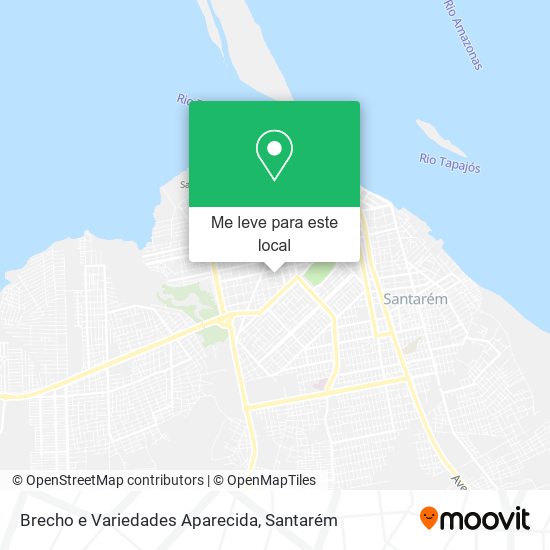 Brecho e Variedades Aparecida mapa