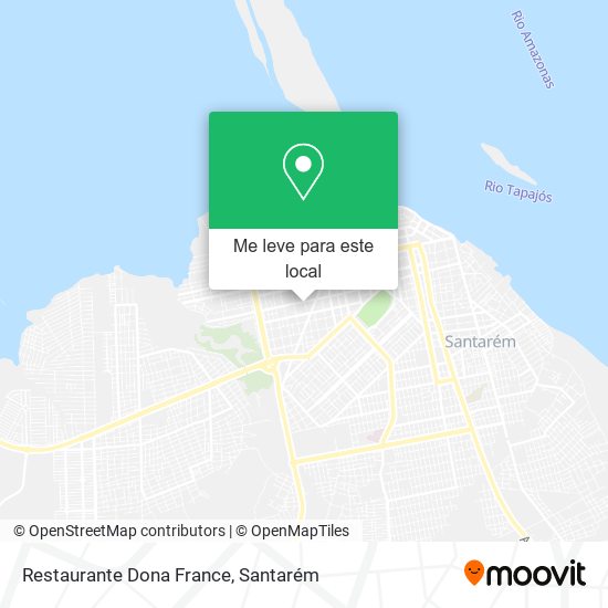 Restaurante Dona France mapa