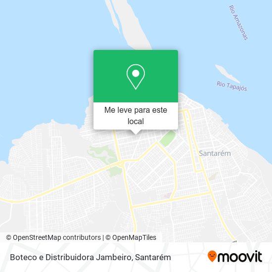 Boteco e Distribuidora Jambeiro mapa