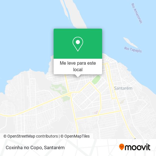 Coxinha no Copo mapa