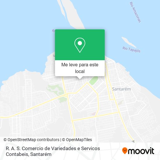 R. A. S. Comercio de Variedades e Servicos Contabeis mapa