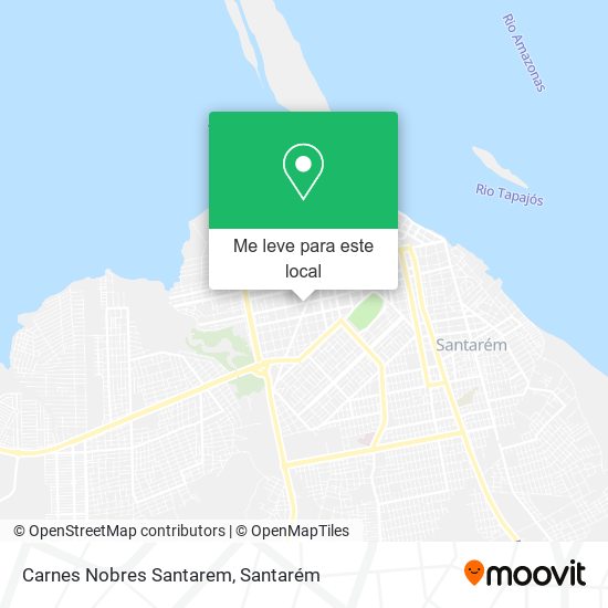 Carnes Nobres Santarem mapa