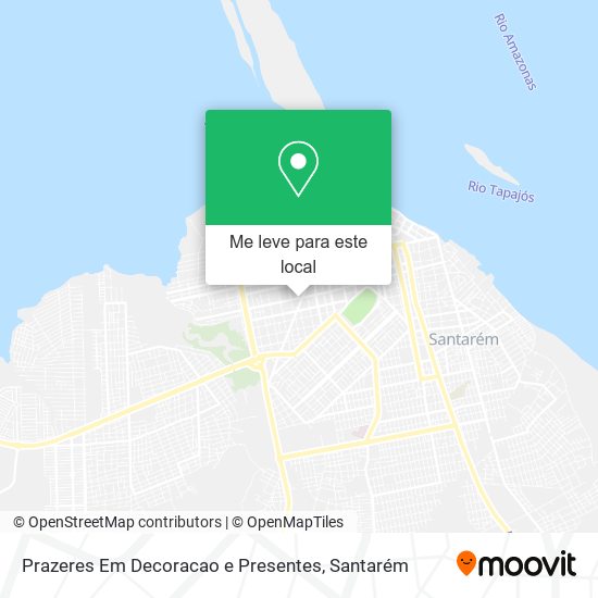 Prazeres Em Decoracao e Presentes mapa