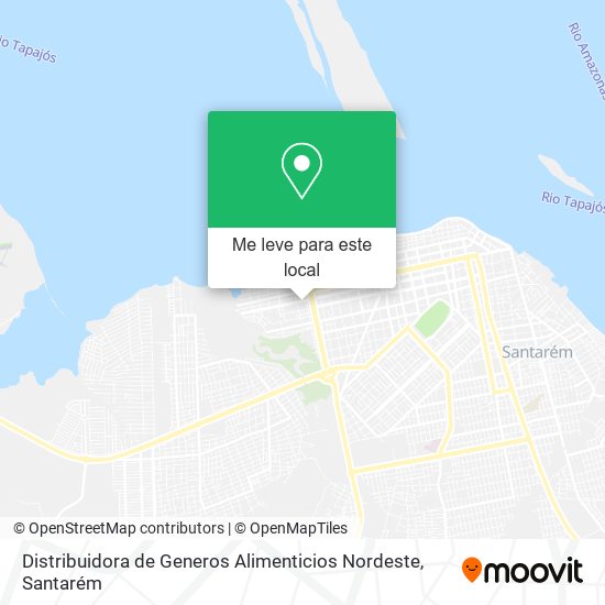 Distribuidora de Generos Alimenticios Nordeste mapa