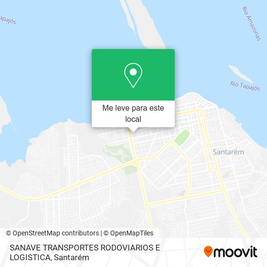 SANAVE TRANSPORTES RODOVIARIOS E LOGISTICA mapa