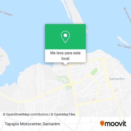 Tapajós Motocenter mapa
