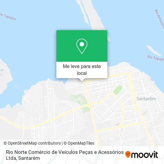 Rio Norte Comércio de Veículos Peças e Acessórios Ltda mapa