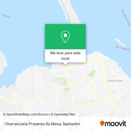 Churrascaria Prazeres da Mesa mapa